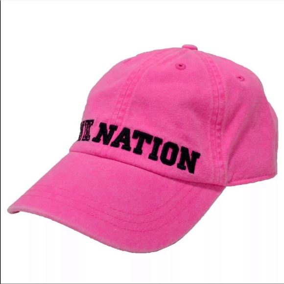 PINK Victoria's Secret | Accessories | Vs Pink Nation Logo Baseball Hat ...